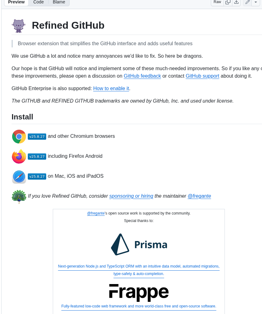 Refined Github Refined Github screenshot