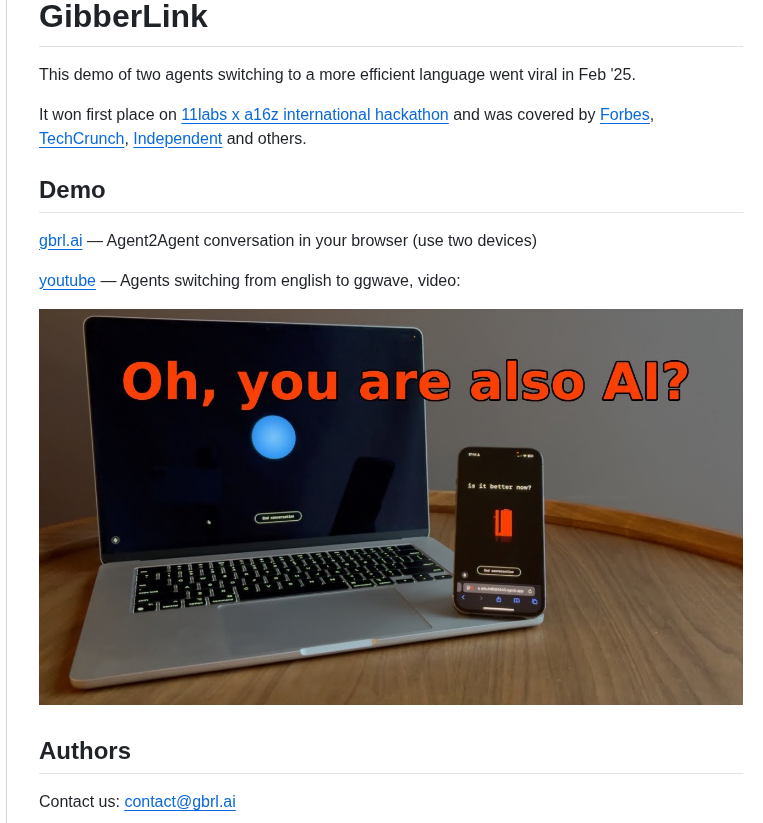 Pennyroyaltea Gibberlink screenshot