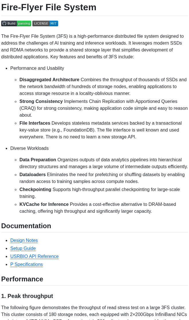 Deepseek Ai 3fs screenshot