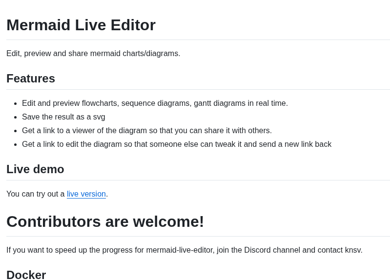 Mermaid Js Mermaid Live Editor screenshot