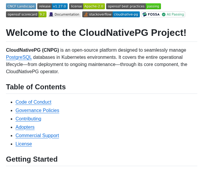 Cloudnative Pg Cloudnative Pg screenshot