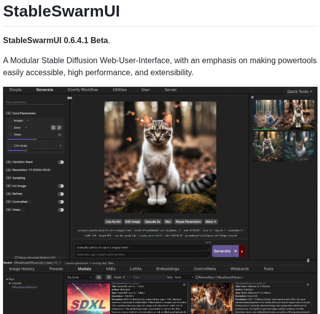 Stability Ai Stableswarmui screenshot