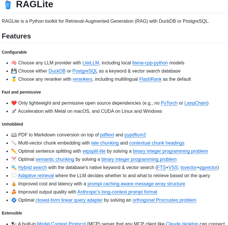 Superlinear Ai Raglite screenshot