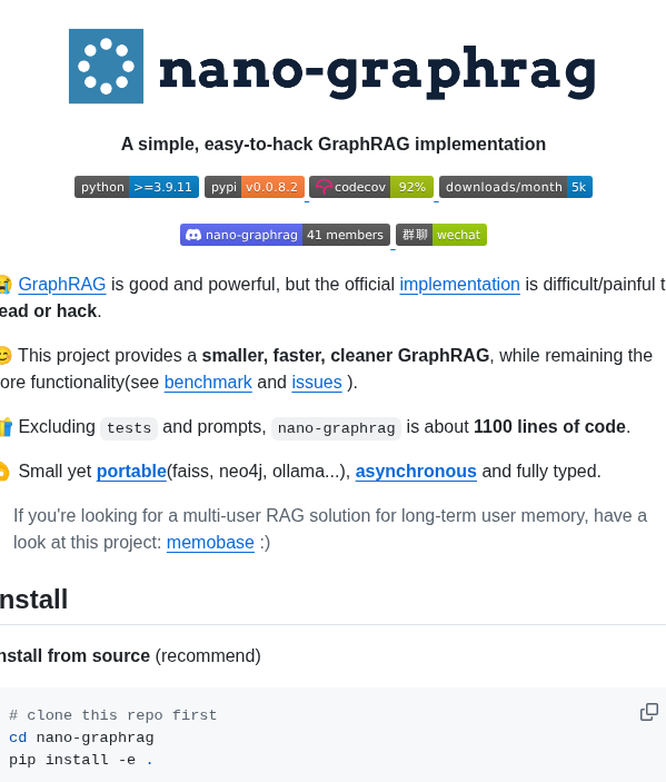Gusye1234 Nano Graphrag screenshot