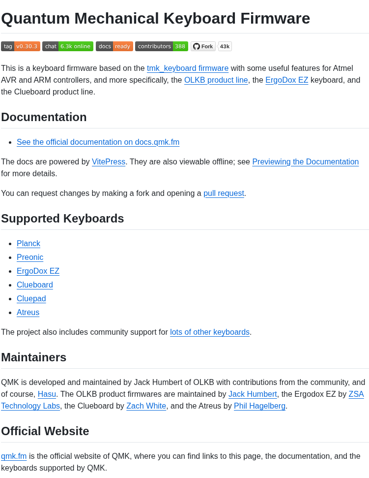 Qmk Qmk_firmware screenshot