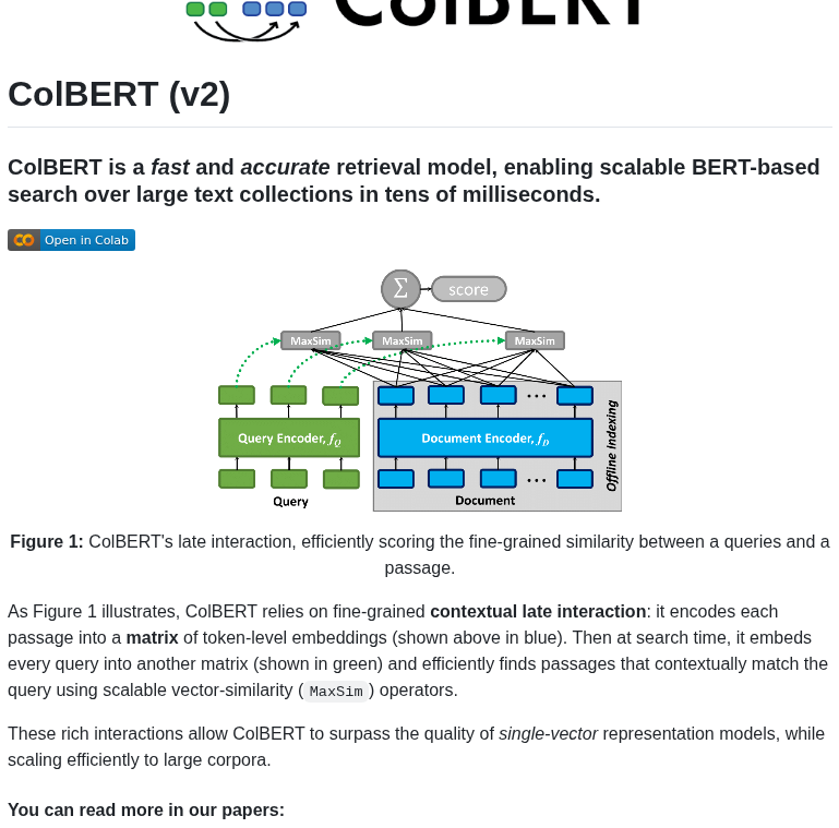 Stanford Futuredata Colbert screenshot