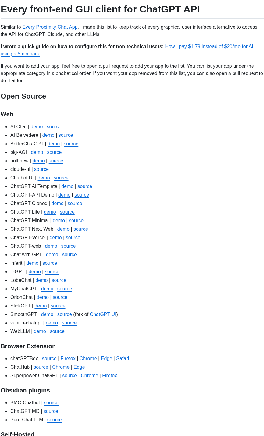 Billmei Every Chatgpt Gui screenshot