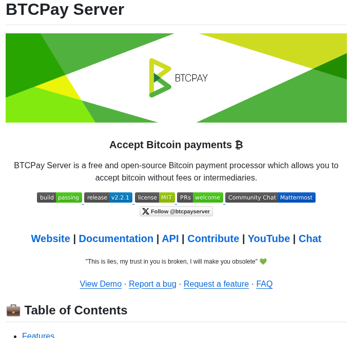 Btcpayserver Btcpayserver screenshot