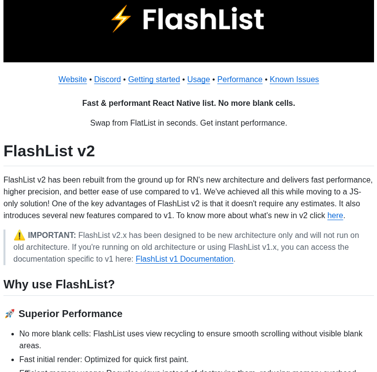 Shopify Flash List screenshot