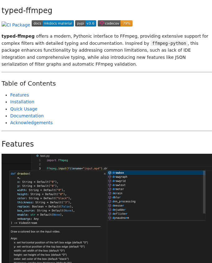 Livingbio Typed Ffmpeg screenshot