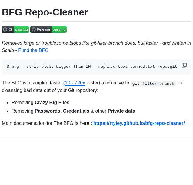 Rtyley Bfg Repo Cleaner screenshot