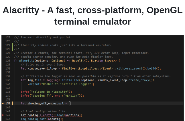 Alacritty Alacritty screenshot