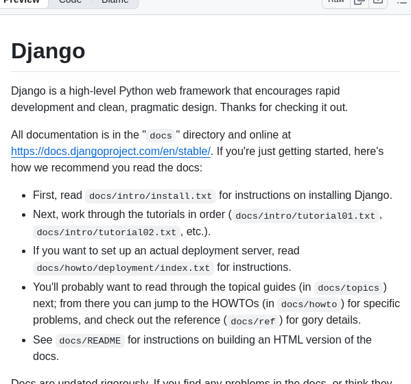 Django Django screenshot