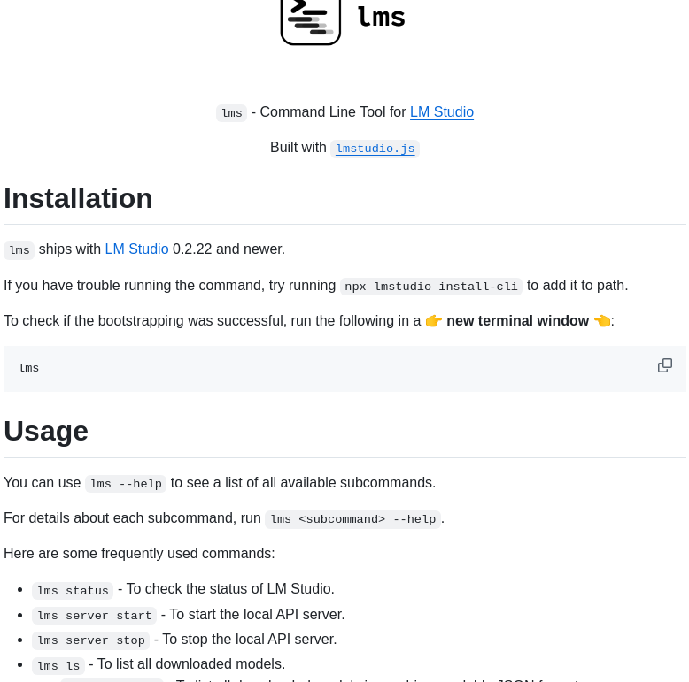 Lmstudio Ai Lms screenshot