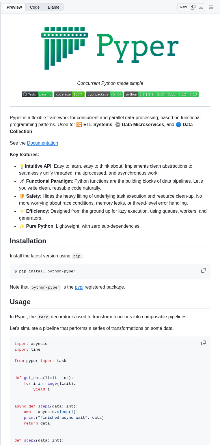 Pyper Dev Pyper screenshot