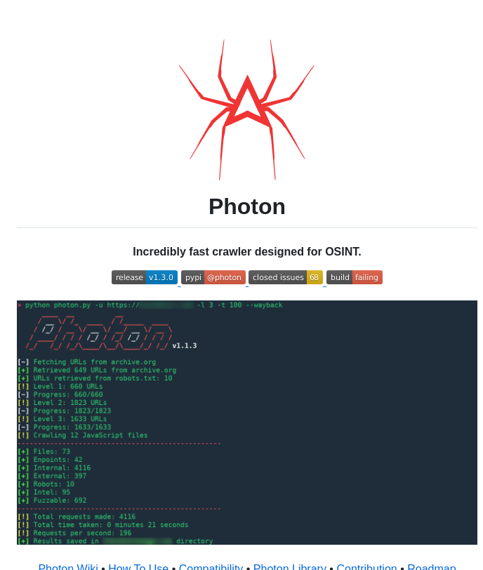S0md3v Photon screenshot