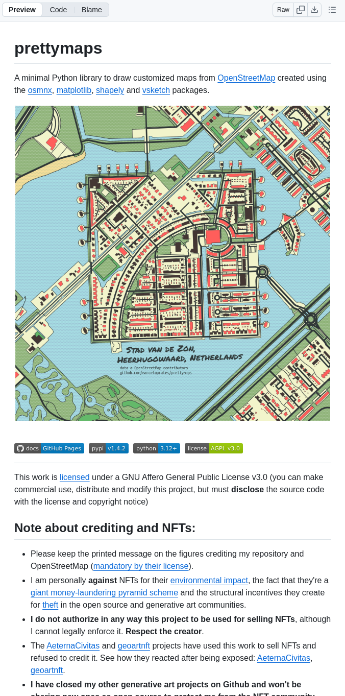 Marceloprates Prettymaps screenshot