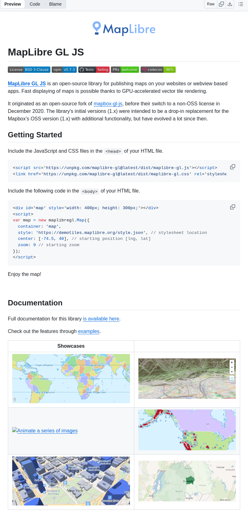 Maplibre Maplibre Gl Js screenshot