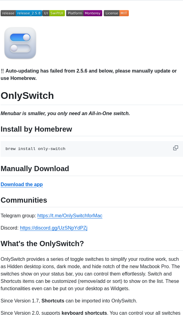 Jacklandrin Onlyswitch screenshot