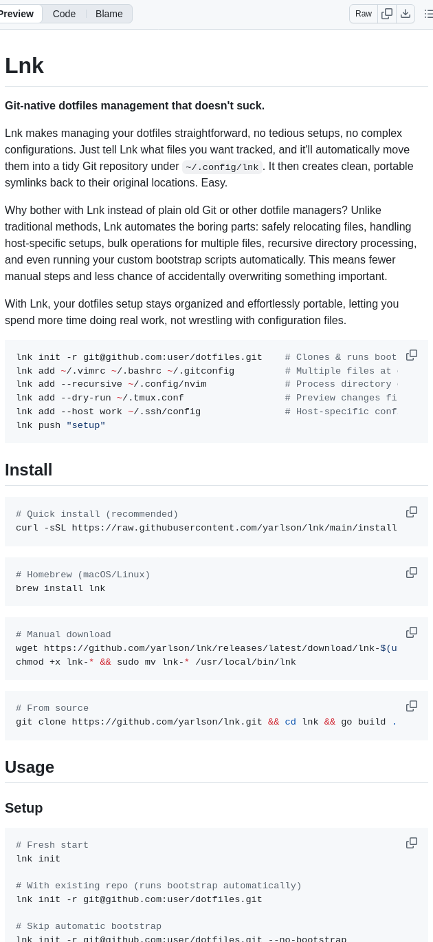 Yarlson Lnk screenshot