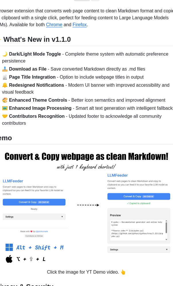 Jatinkrmalik Llmfeeder screenshot