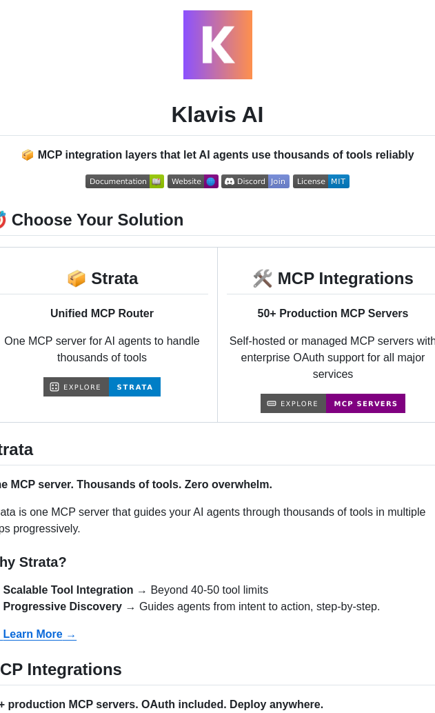 Klavis Ai Klavis screenshot