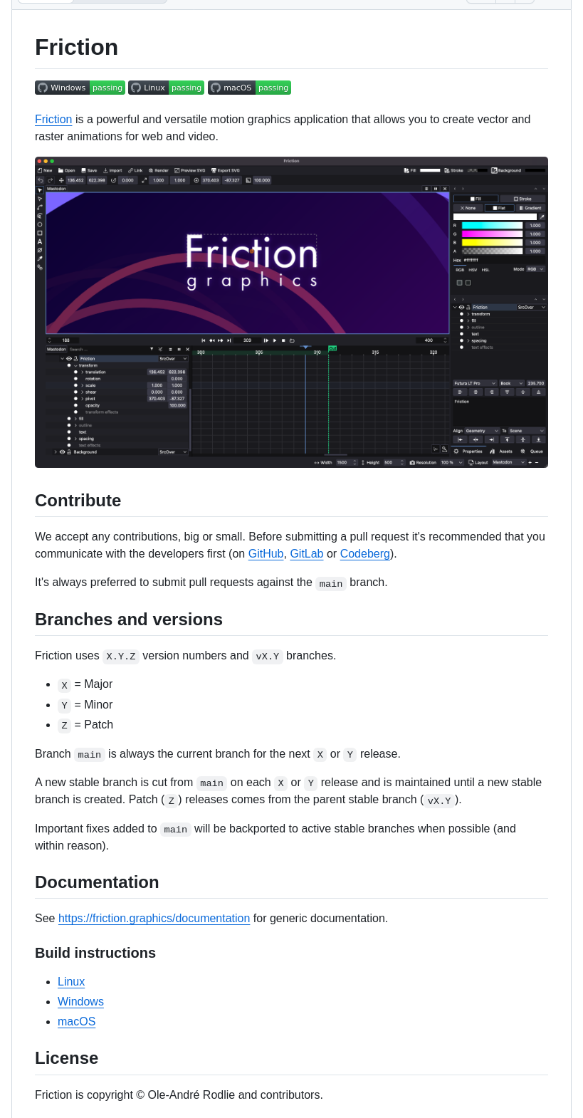 Friction2d Friction screenshot