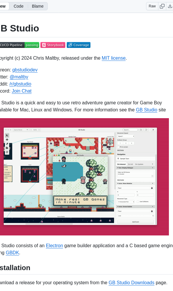 Chrismaltby Gb Studio screenshot