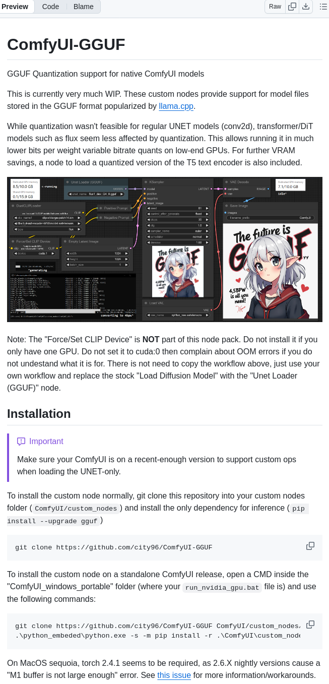 City96 Comfyui Gguf screenshot