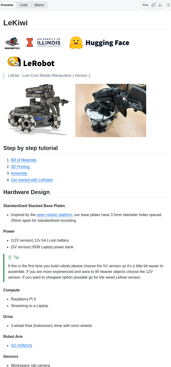 Sigrobotics Uiuc Lekiwi screenshot
