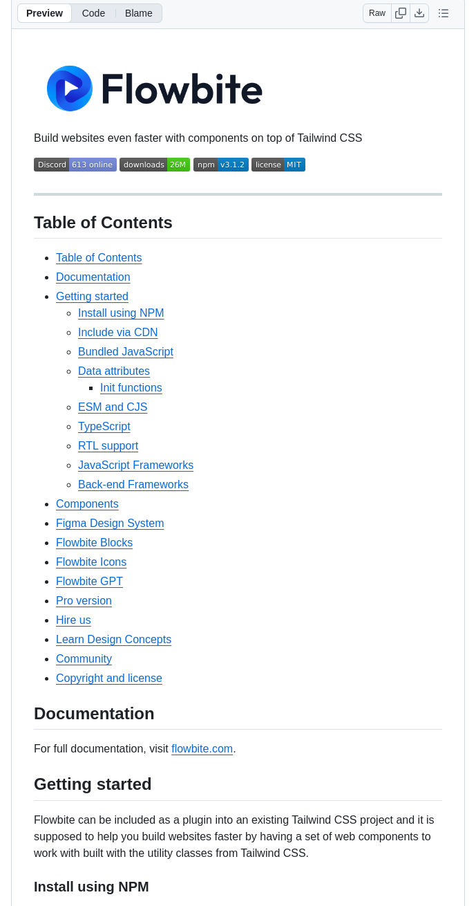 Themesberg Flowbite screenshot