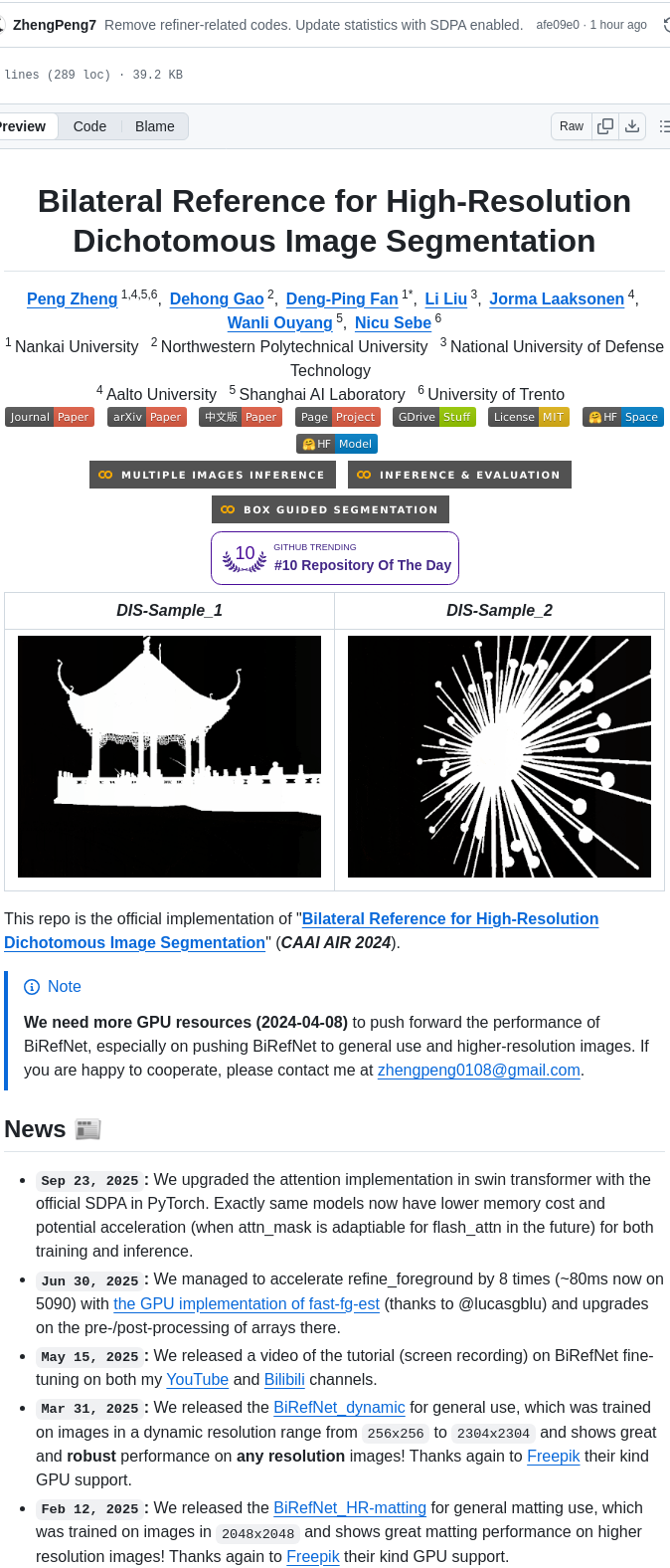 Zhengpeng7 Birefnet screenshot