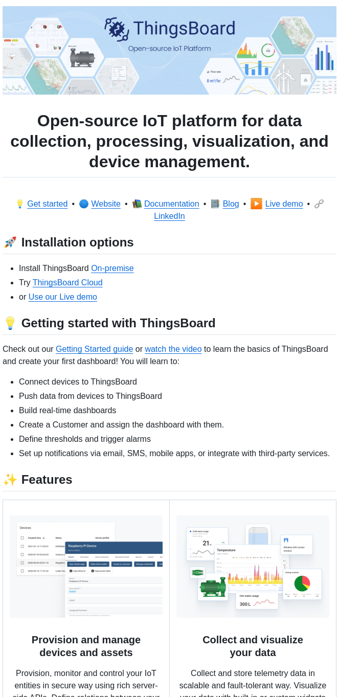Thingsboard Thingsboard screenshot