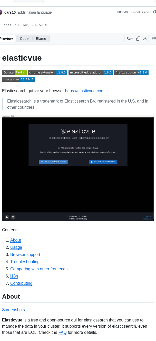 Cars10 Elasticvue screenshot