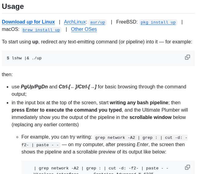 Akavel Up screenshot