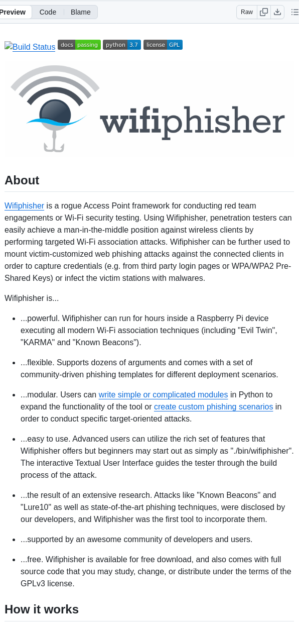 Wifiphisher Wifiphisher screenshot