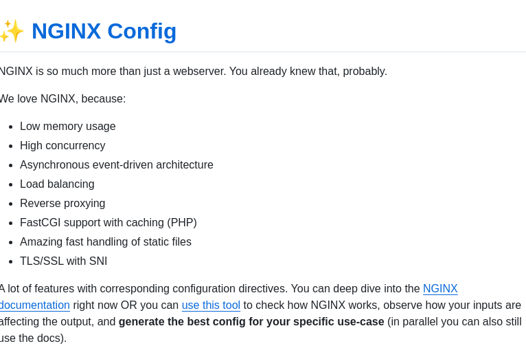 Digitalocean Nginxconfig.io screenshot