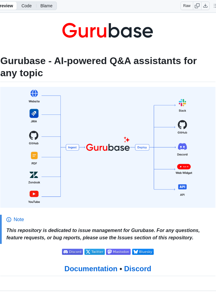 Gurubase Gurubase screenshot