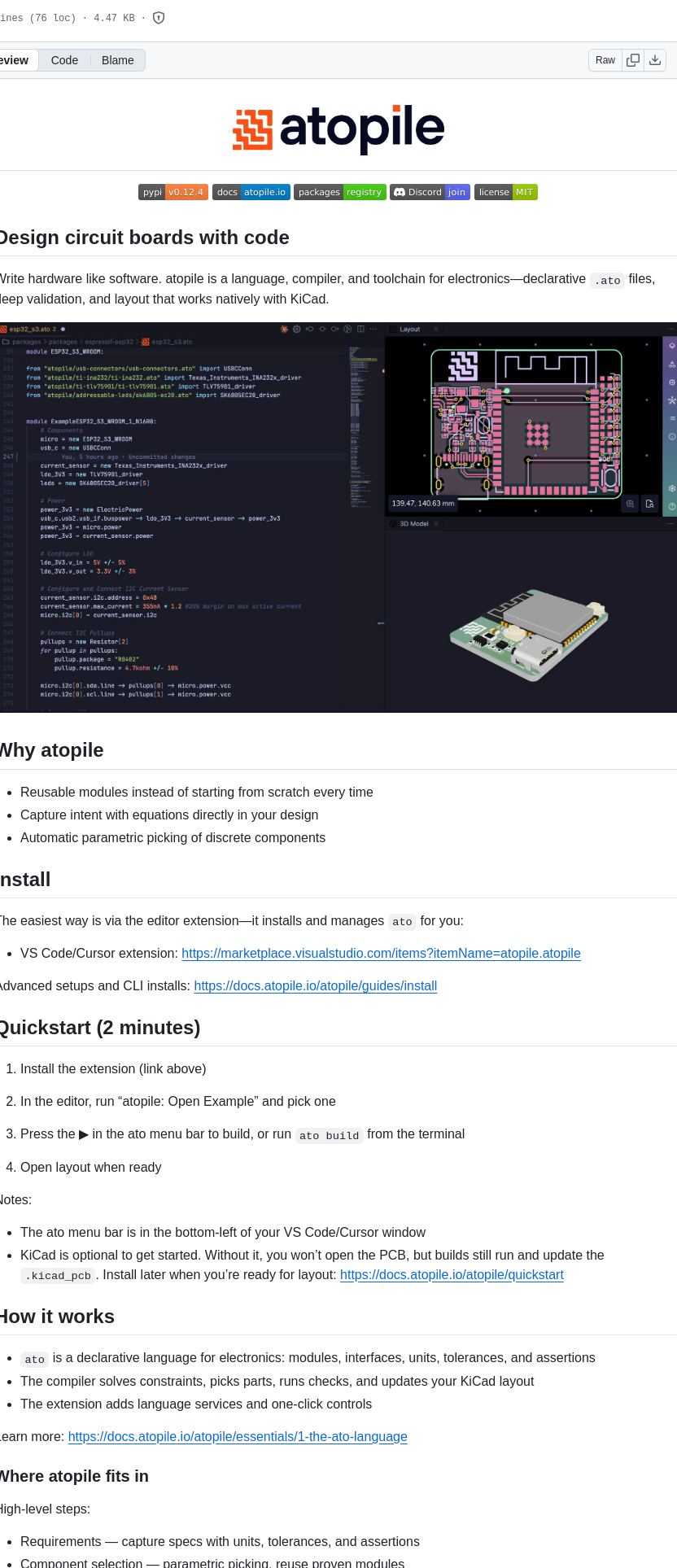 Atopile Atopile screenshot