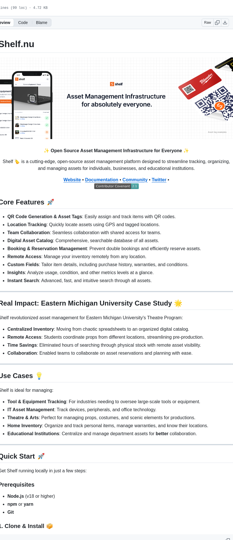 Shelf Nu Shelf.nu screenshot