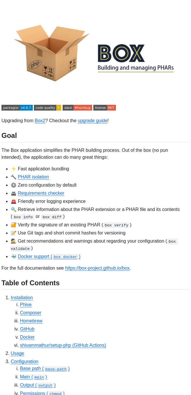 Box Project Box screenshot