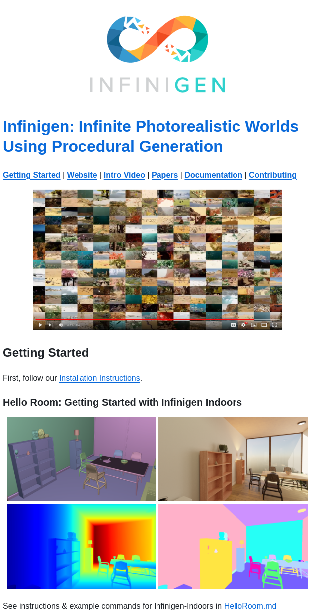 Princeton Vl Infinigen screenshot