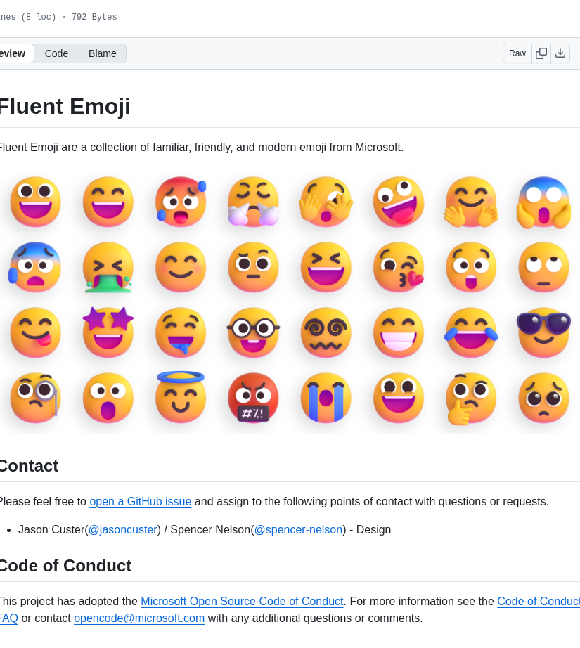 Microsoft Fluentui Emoji screenshot