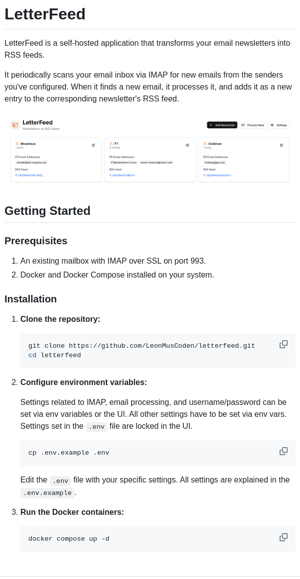 Leonmuscoden Letterfeed screenshot
