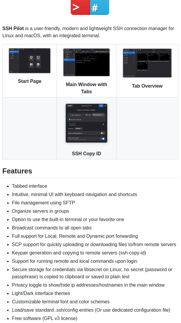 Mfat Sshpilot screenshot