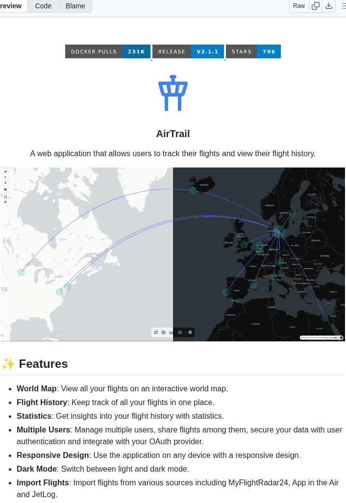 Johanohly Airtrail screenshot