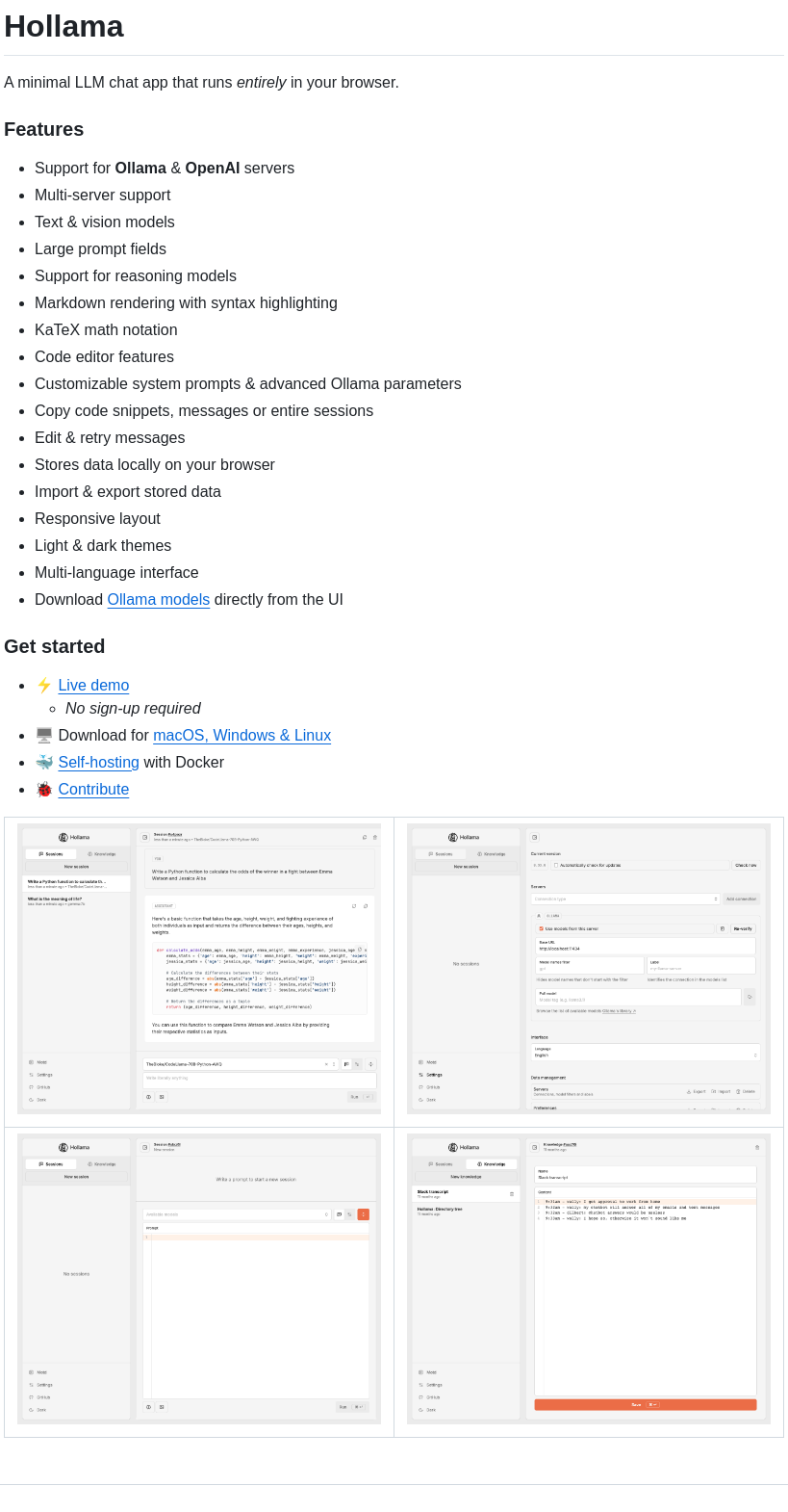 Fmaclen Hollama screenshot