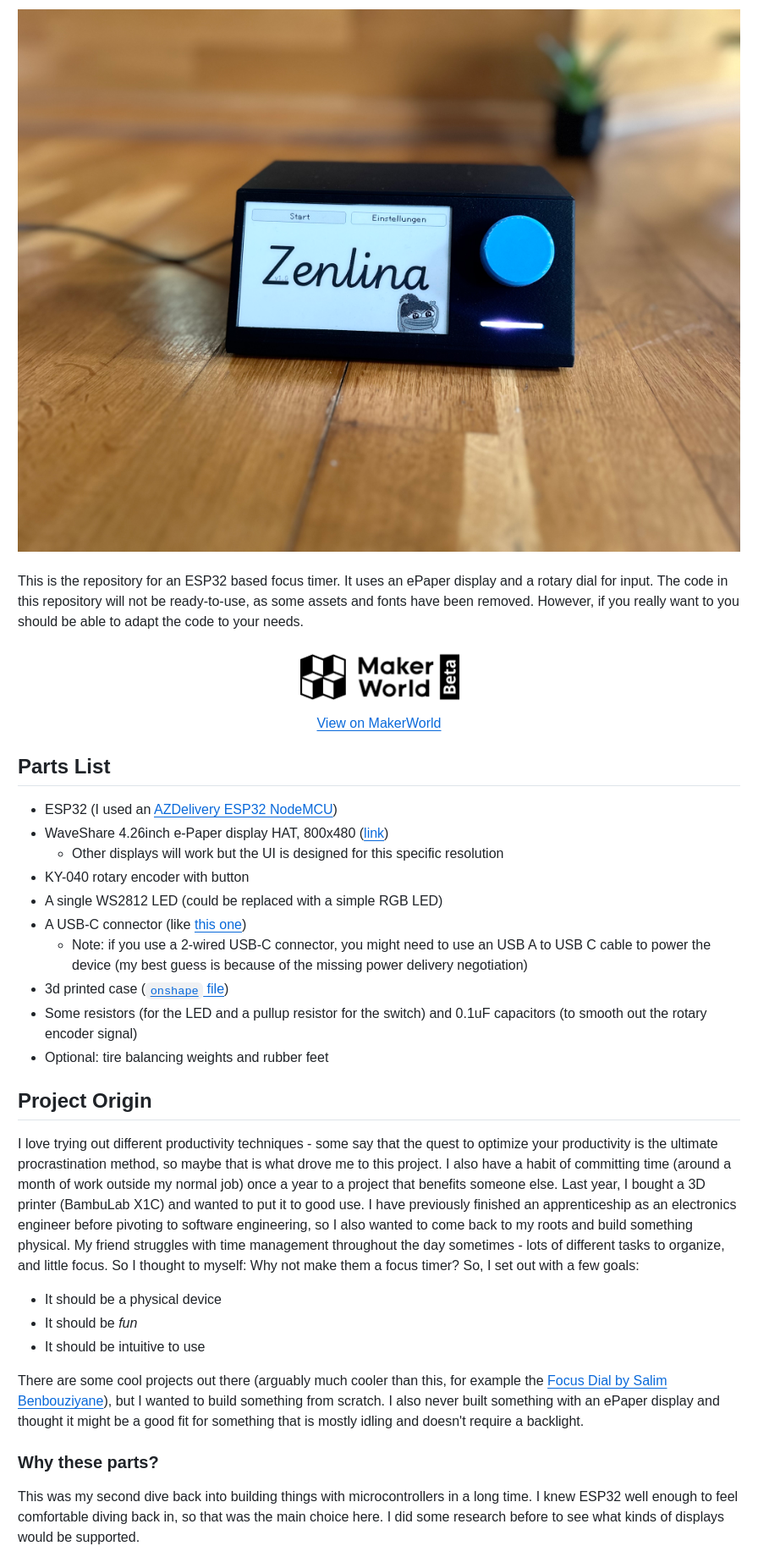 Rukenshia Pomodoro screenshot