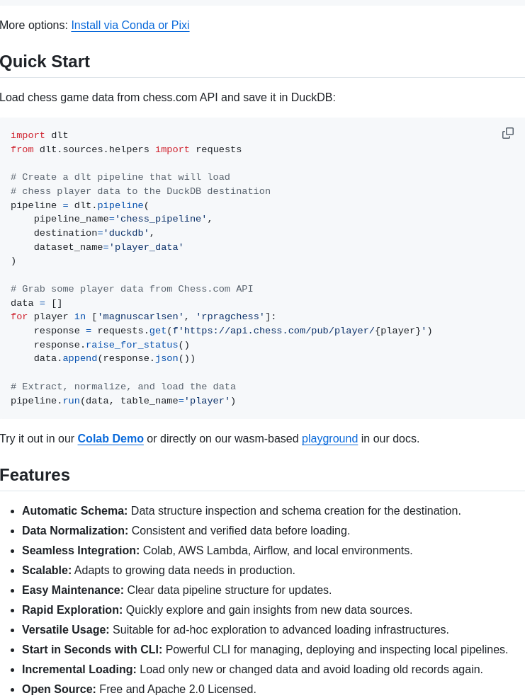 Dlt Hub Dlt screenshot
