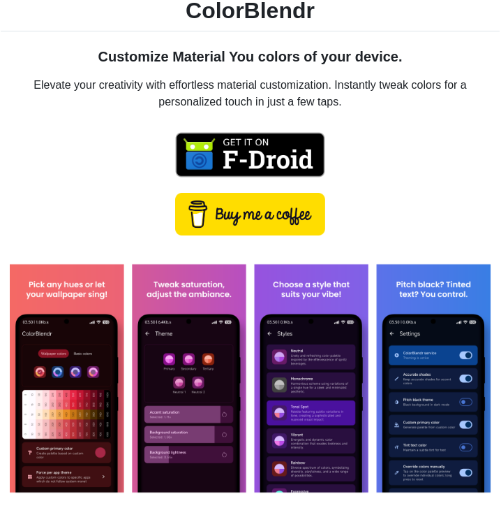 Mahmud0808 Colorblendr screenshot